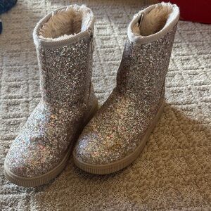 Cat & Jack Glittery Kids Boots